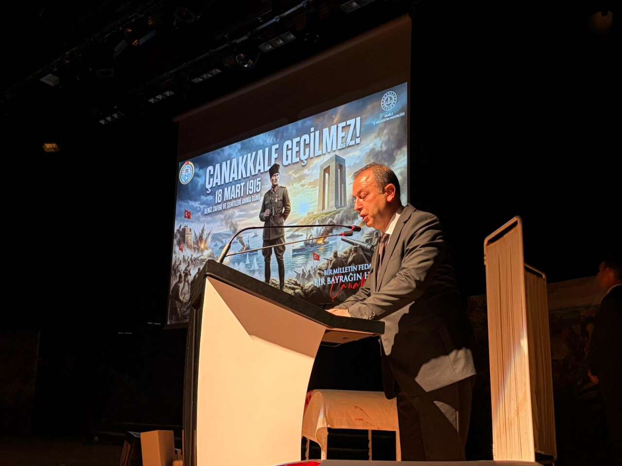 18 Mart’ta Muğla’da Anlamlı Program: Çanakkale Ruhu Yaşatıldı 7